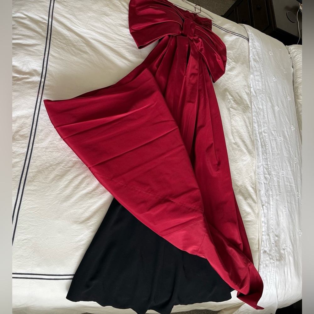 ❌SOLD❌ RALPH LAUREN PURPLE LABEL RED BOW DRESS - Picture 10 of 15